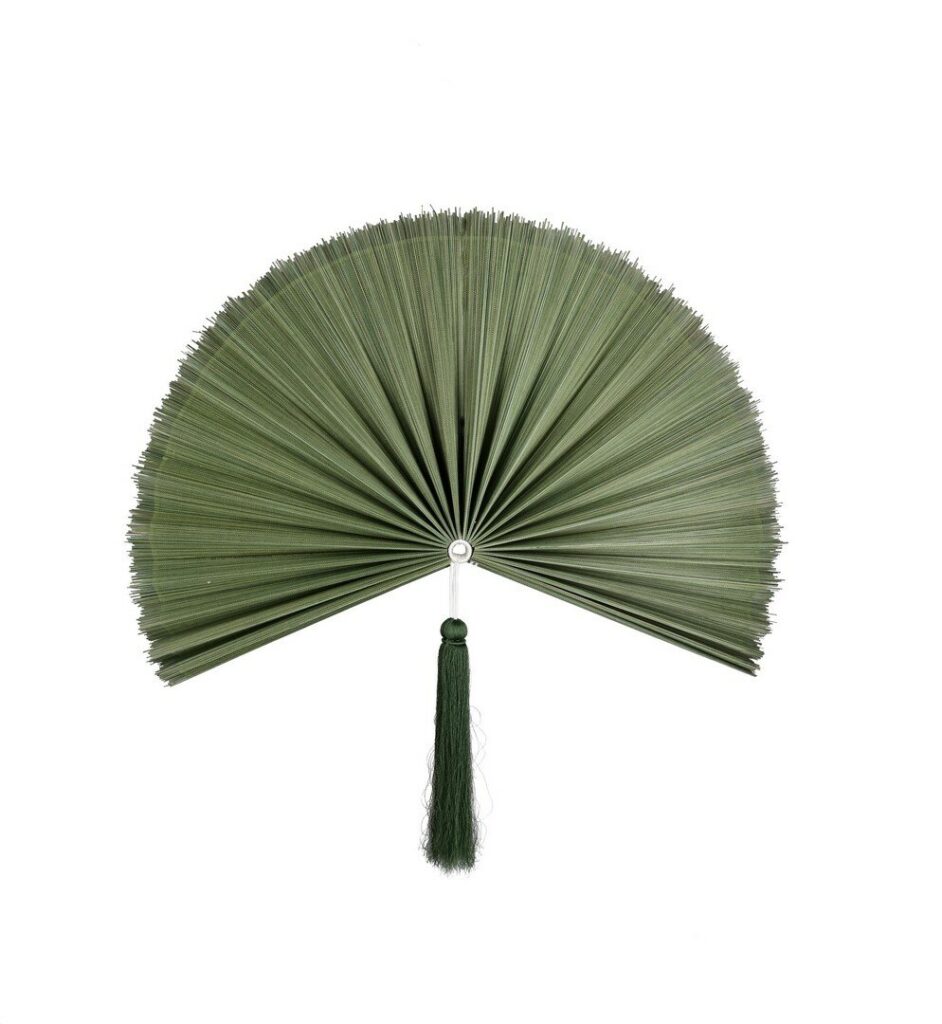 VENTAGLIO DECORATIVO NANKA VERDE 39X81
