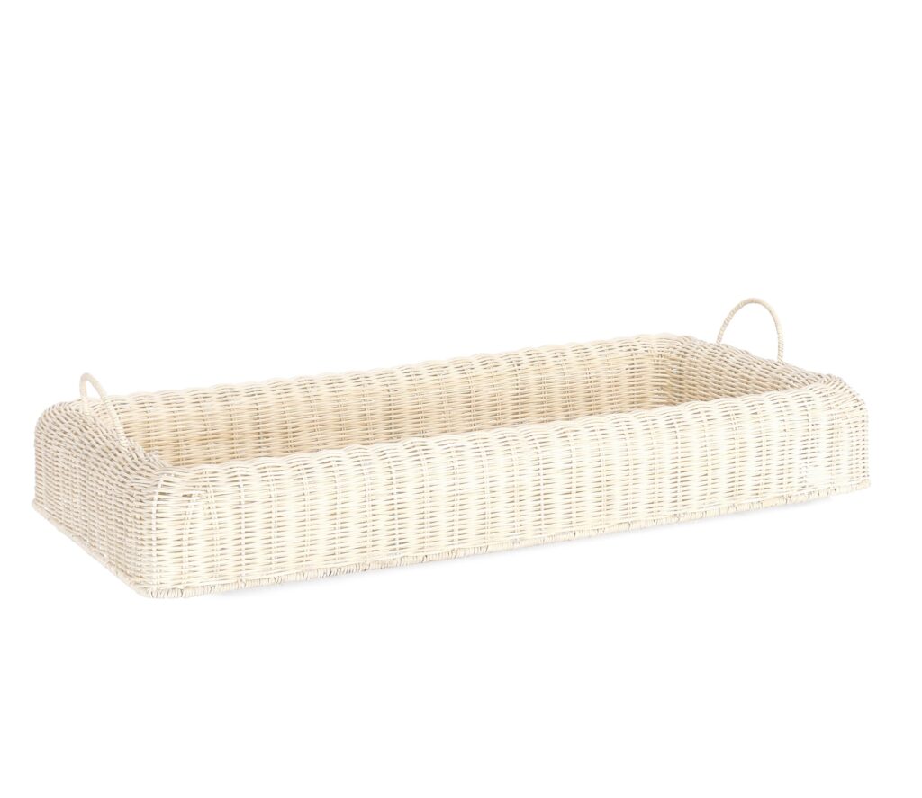 VASSOIO DECOR 2M IRELE RETT BEIGE 80X40