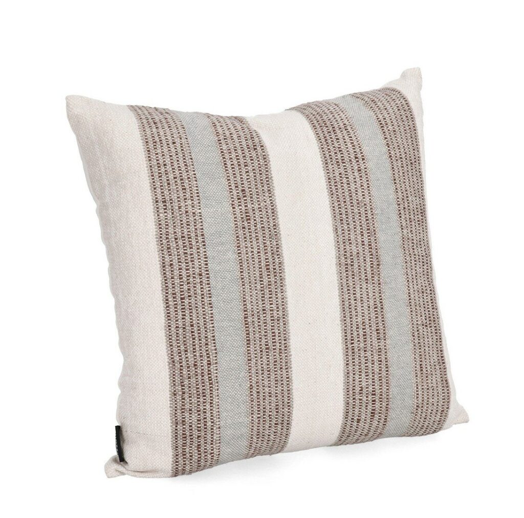 CUSCINO MUHAR CREMA BLU NATURALE 45X45