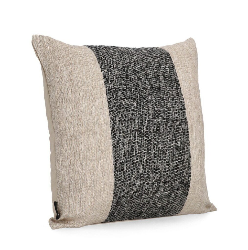 CUSCINO MANPUR NERO NATURALE 45X45
