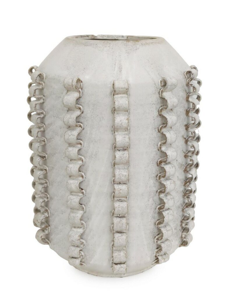 VASO RUFFLE TO BEIGE H43