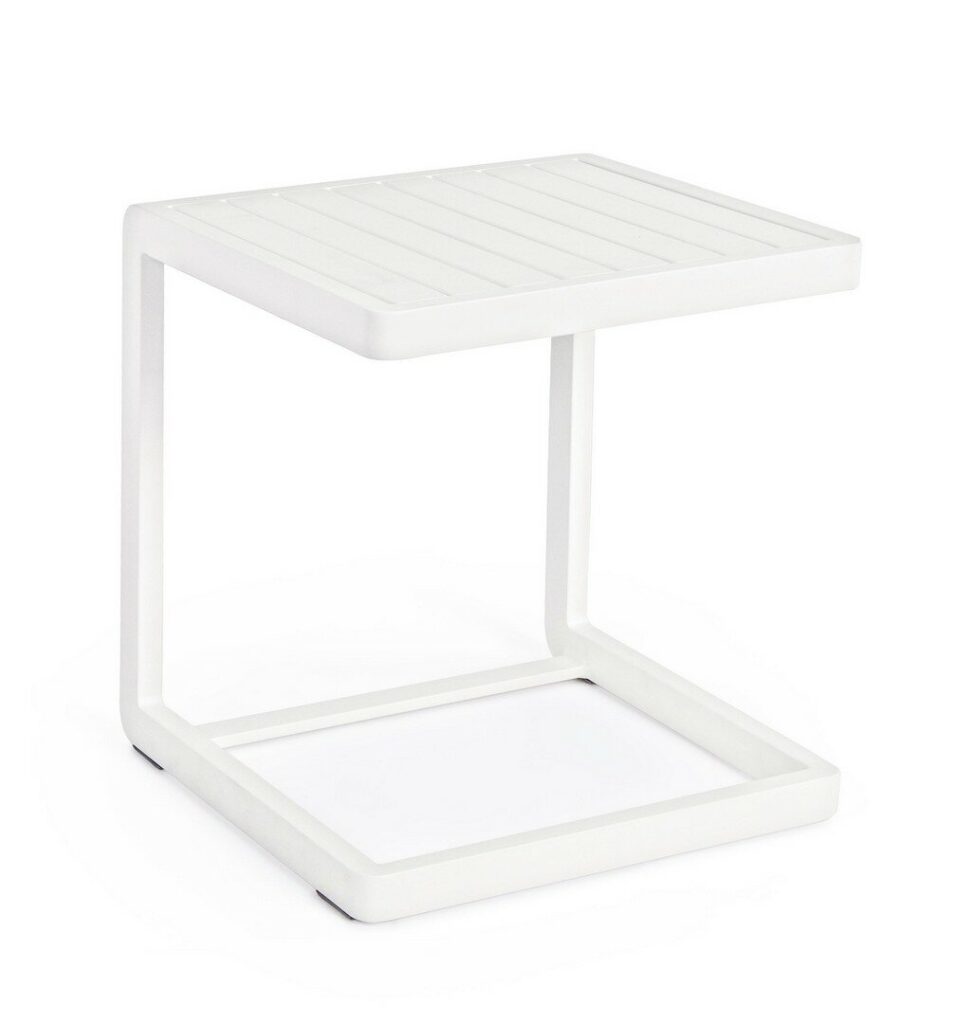 TAVOLINO KONNOR 40X40  BIANCO CX21