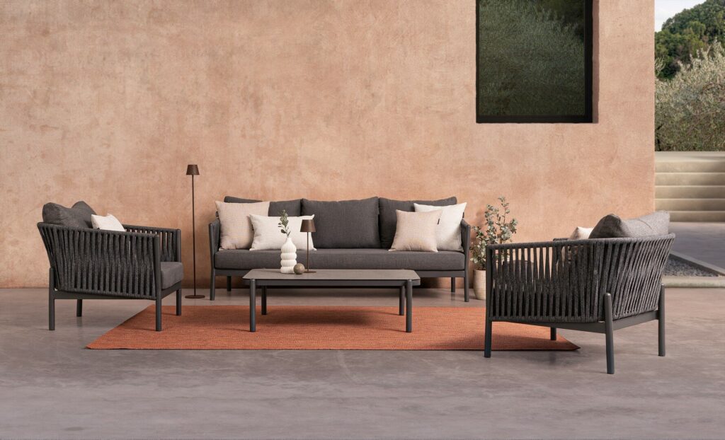 TAVOLINO FLORENCIA 120X75 ANTRACITE WG21