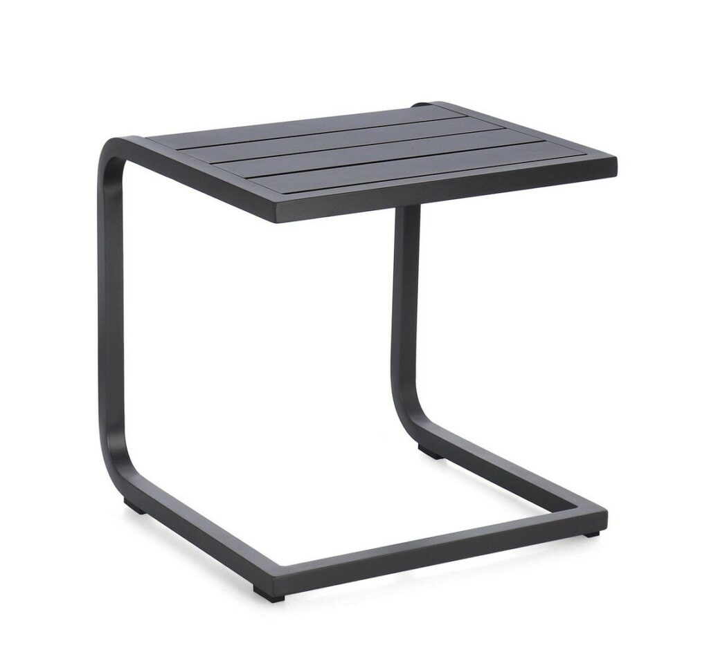 MESA AUX TAYLOR 40X40 GRIS OSCURO