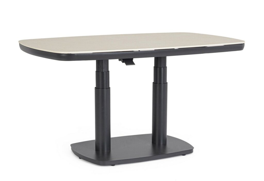 TALETE CHARCOAL JX55 TABLE 135X83X51/72