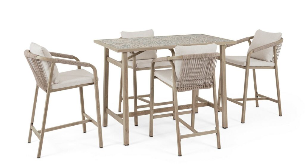 SET TAV. BAR+4SGABELLI KALIMERA TIMBER