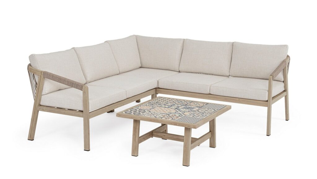 SET SALOTTO ANG. C-C KALIMERA TIMBER KD