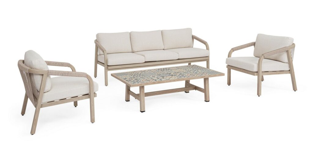 SET4 SALOTTO C-C KALIMERA TIMBER BIG