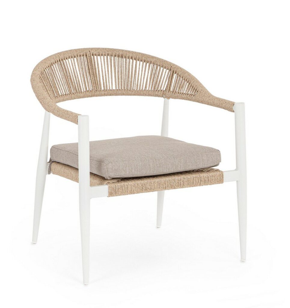 POLTRONA C-BR C-C JANDIA BIANCO SA27/BEI