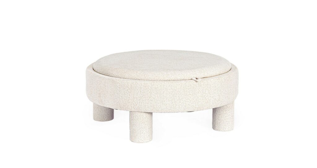 POUF TALYA C-VASS TONDO BIANCO