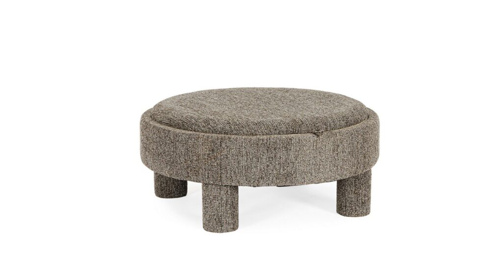POUF TALYA C-VASS TONDO GRIGIO