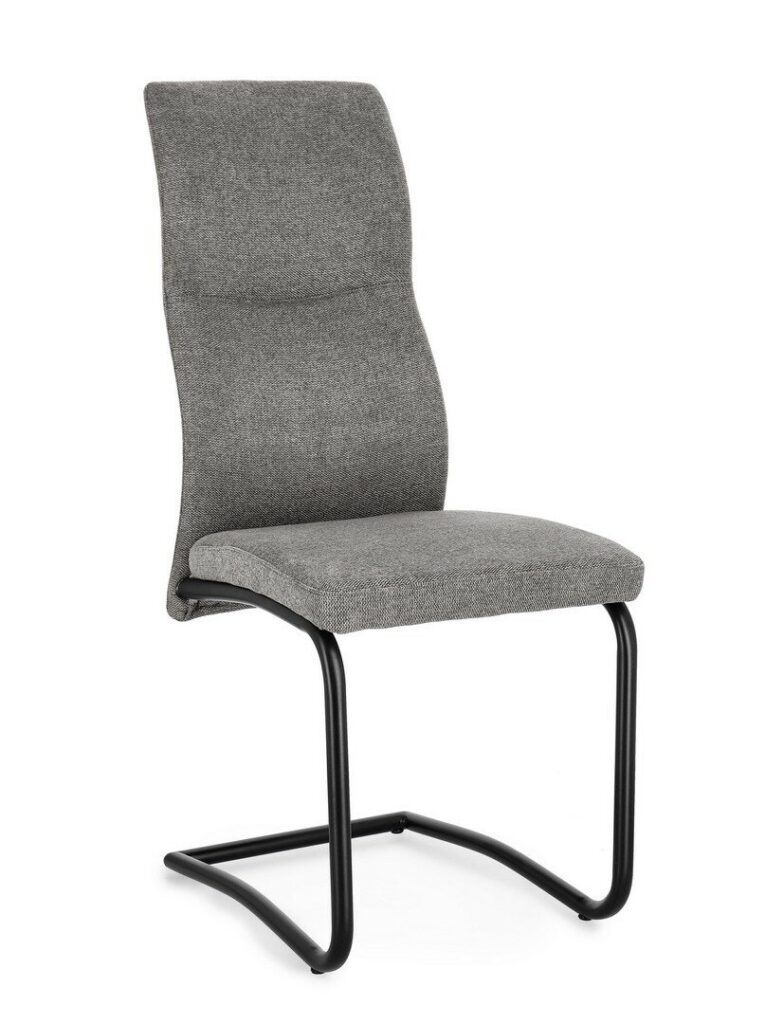 SEDIA THELMA NERO/GRIGIO SCURO
