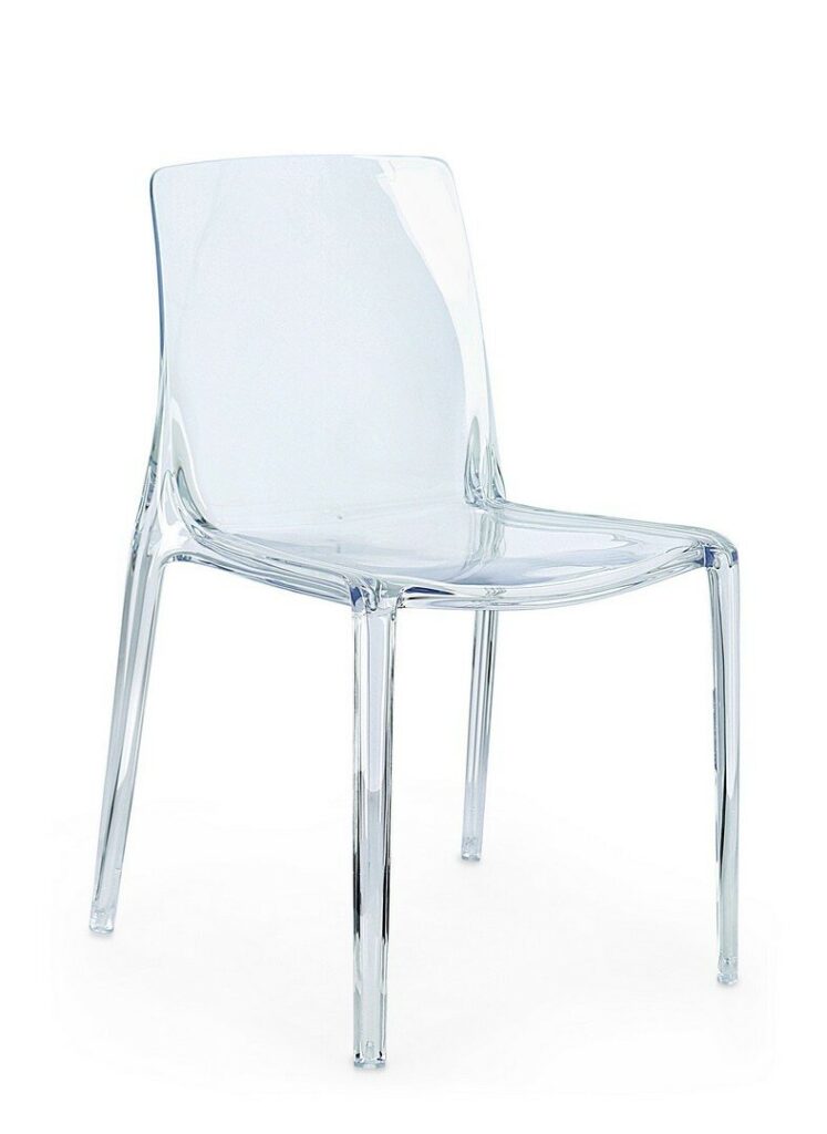 SEDIA ADELE TRASPARENTE