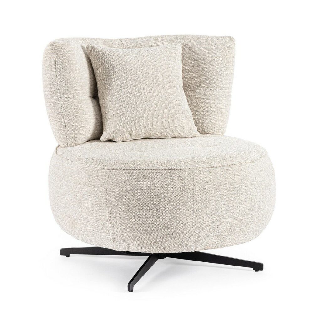 FAUTEUIL GONNIE ÉCRU POINTU
