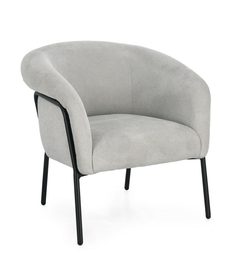 FAUTEUIL CAMILA GRIS CL.