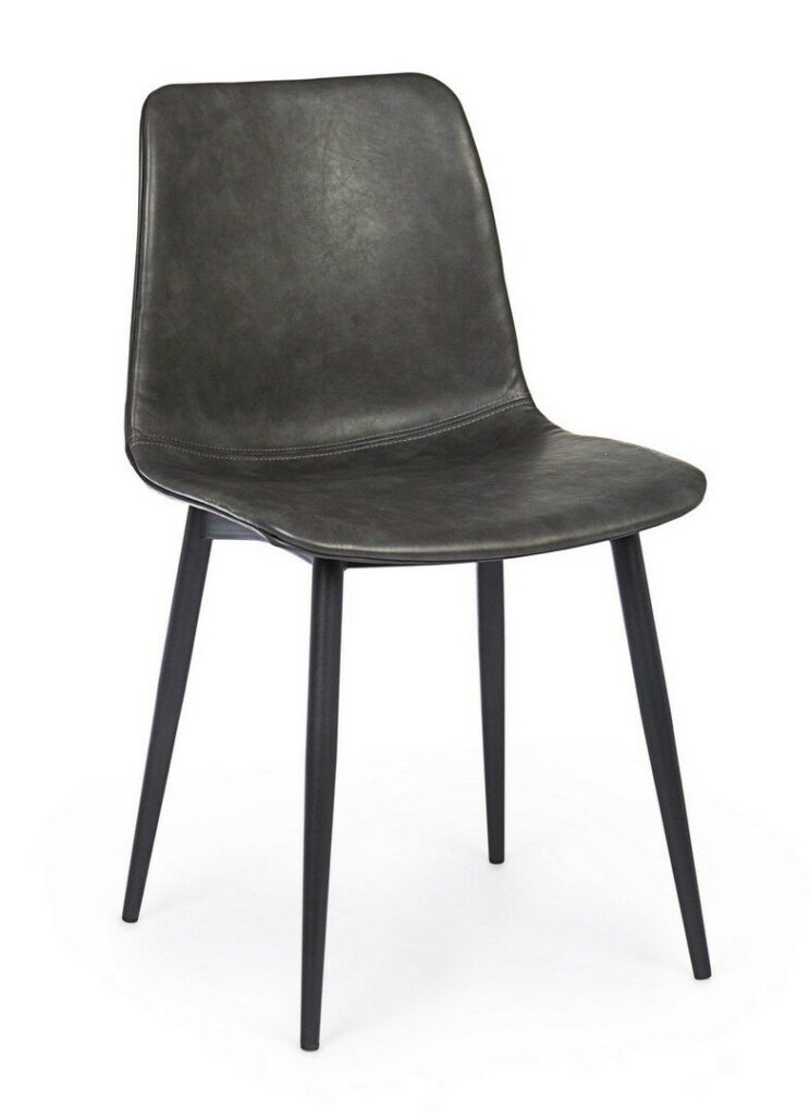 SEDIA KYRA PU ANTRACITE VINTAGE