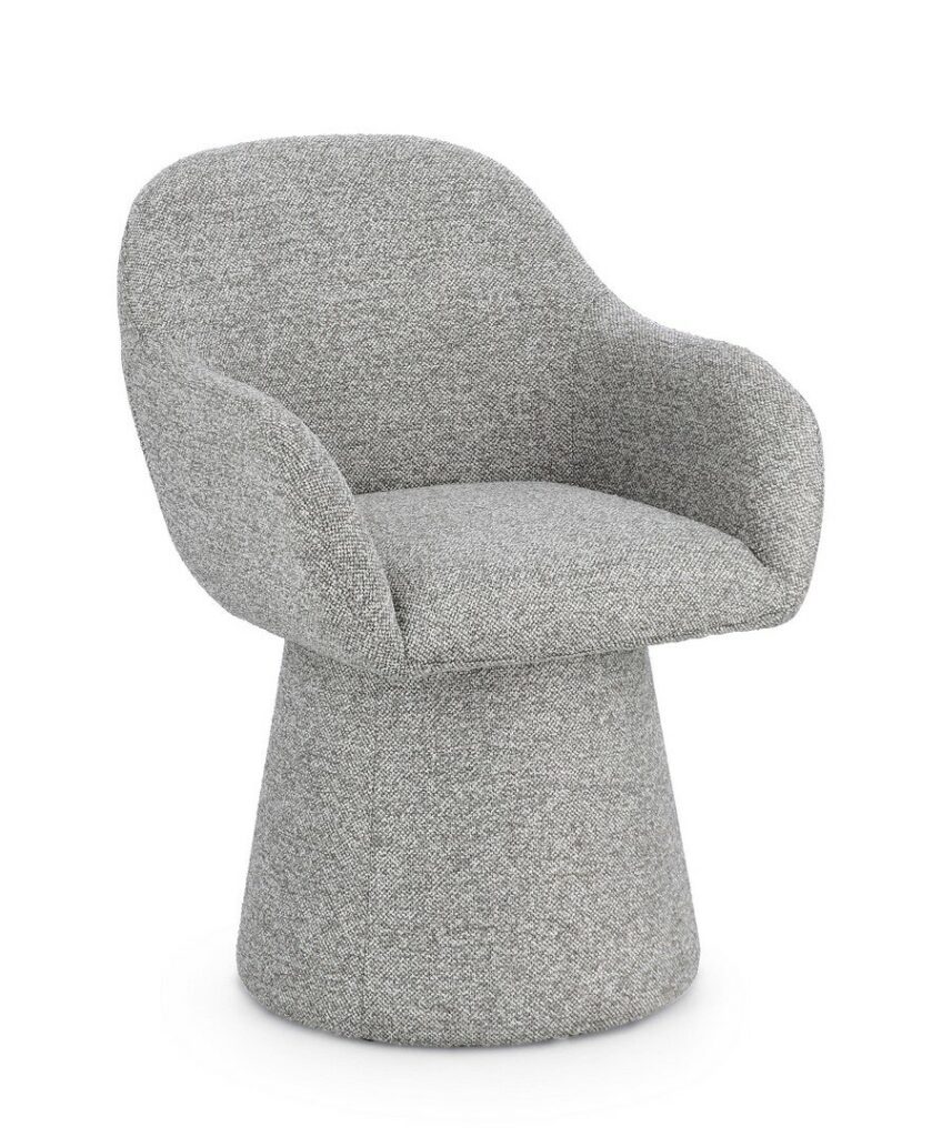 POLTRONA GIREVOLE ANTARA GRIGIO