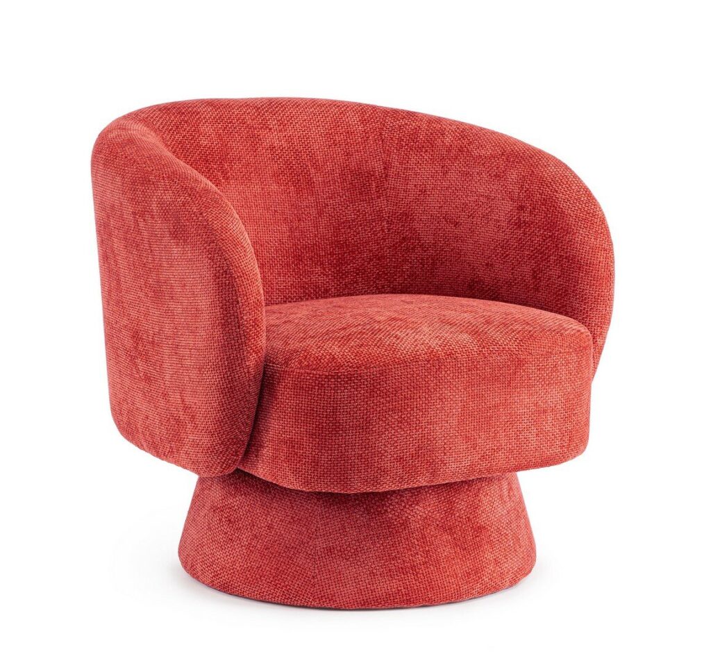 POLTRONA GIREVOLE JULIENNE CHERRY