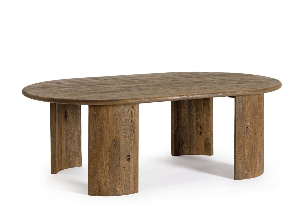 MESA AUX ORLANDO OV MARRÓN 130X80