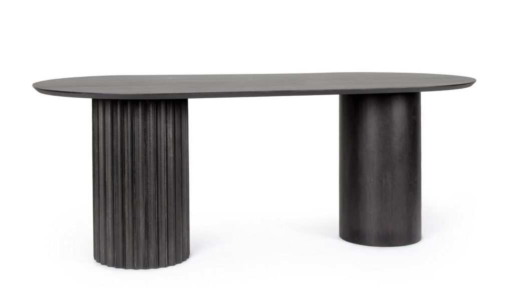 TAVOLO ORISSA NERO 200X90