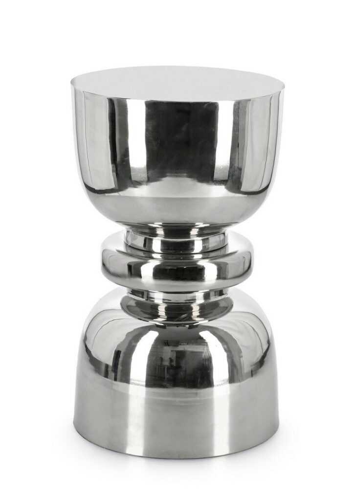TAVOLINO ANIMESH SHINY NICKEL
