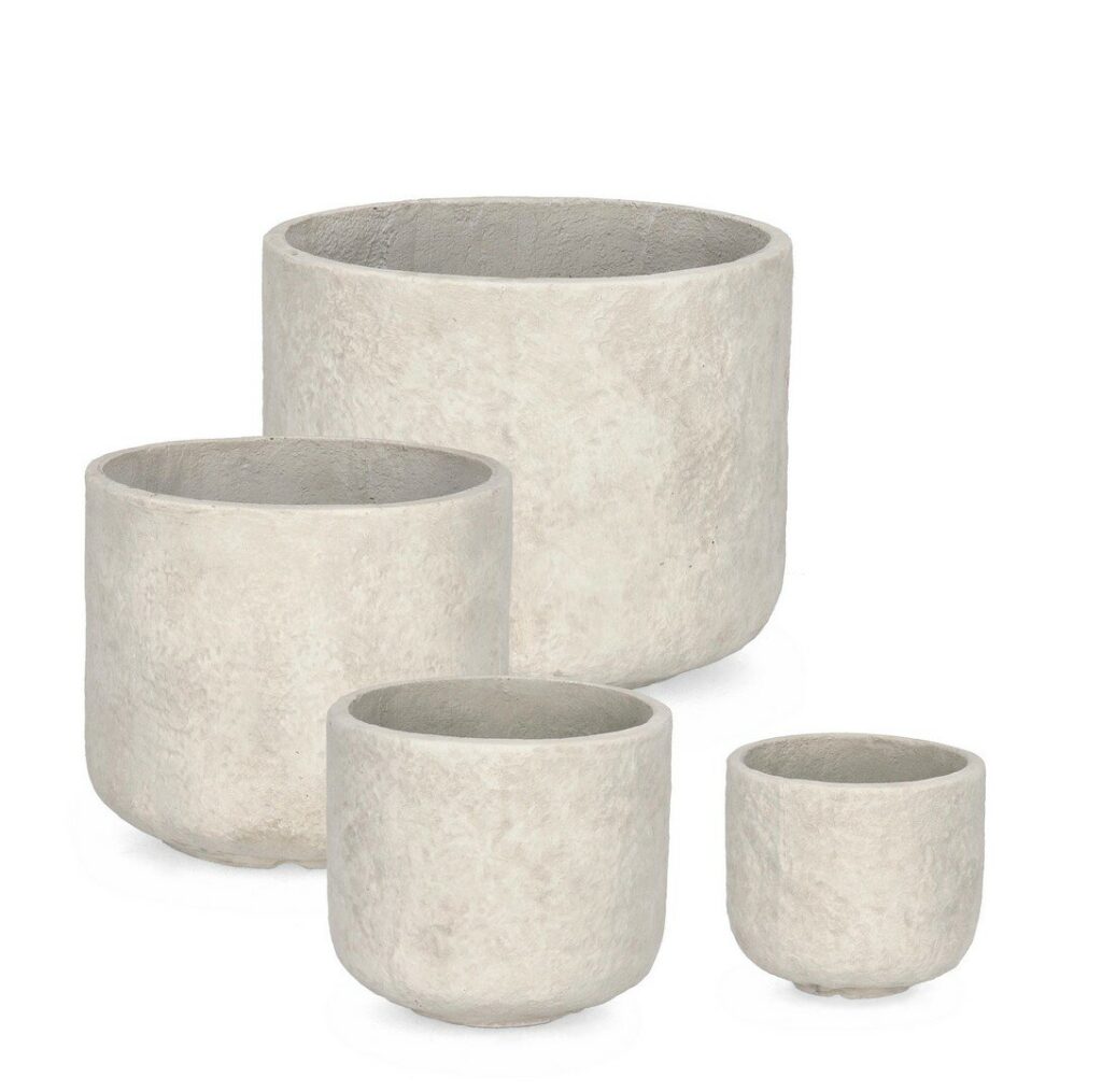 SET4 P.VASO MEILI TONDO BEIGE