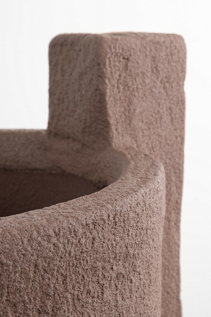 P.VASO MATERIC TO MARRONE H50