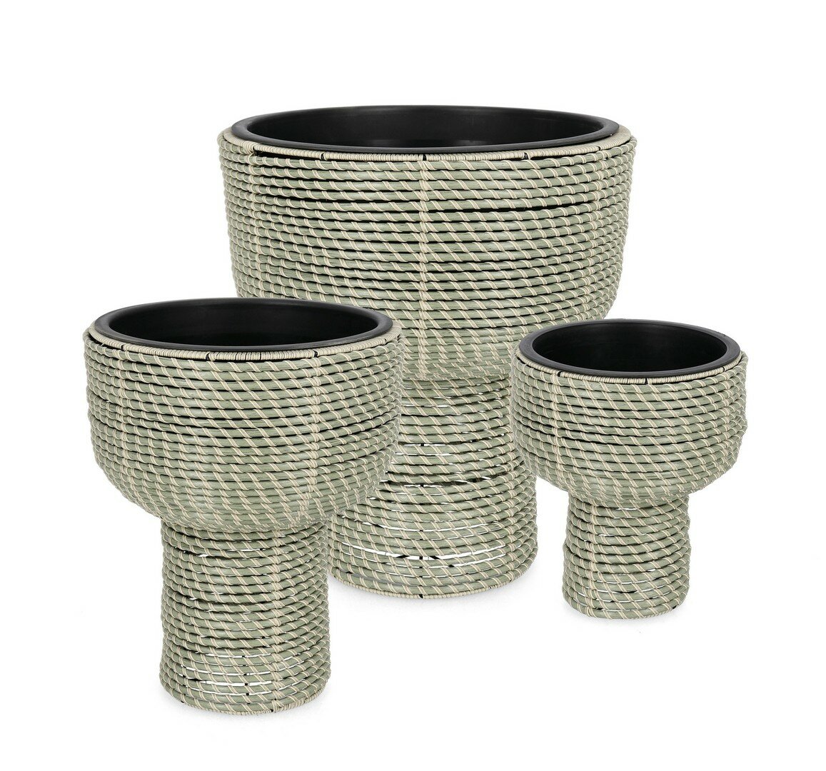 SET3 P.VASO THANH C-VASO COPP VERDE