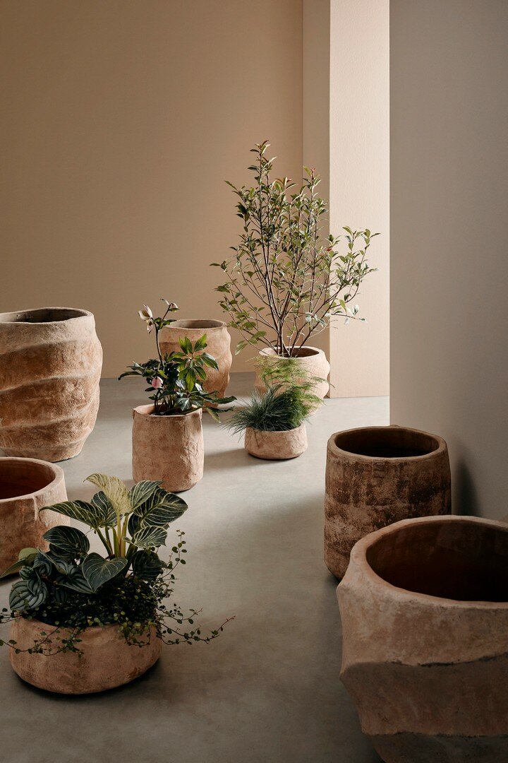 SET3 P.VASO MINH ALTO TERRACOTTA BRUNITA