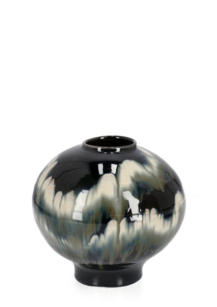 P.VASO COIRA TONDO NERO MELANGE D30