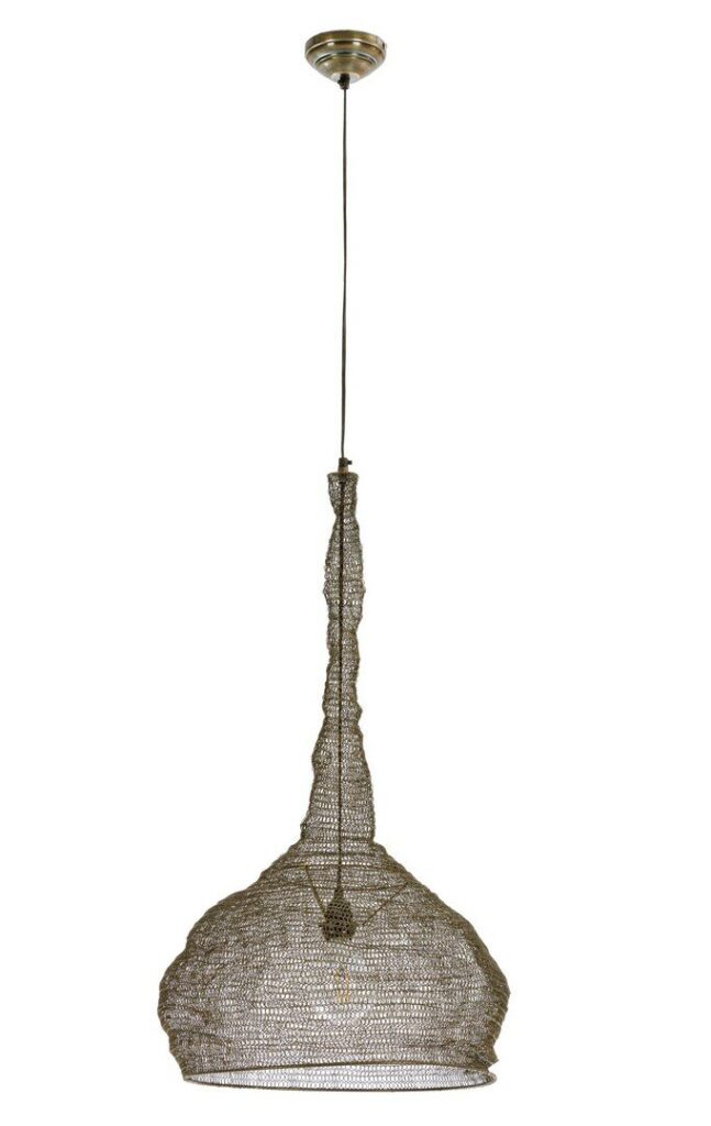 LAMPADARIO AMISH FLAT BRASS
