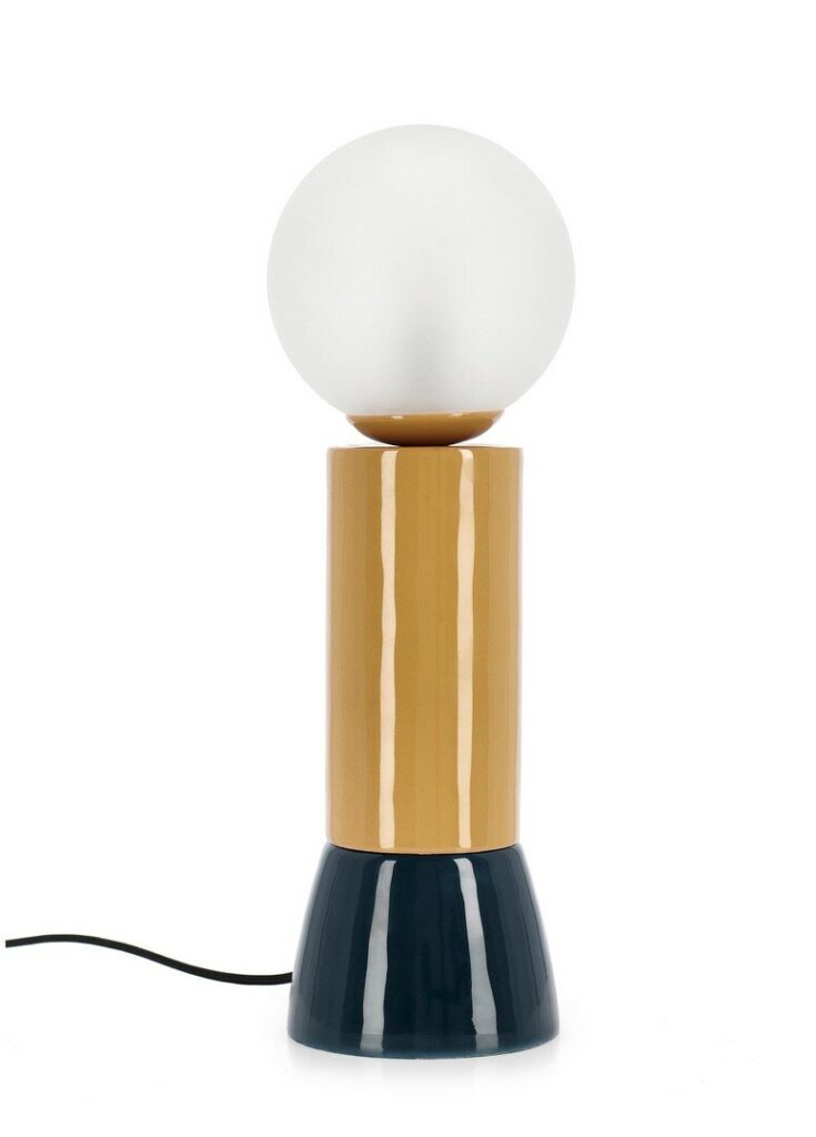 LAMPADA TAV. MALTON SENAPE BLU H47