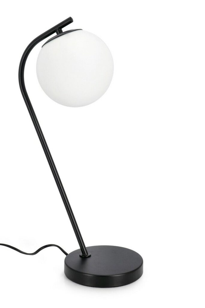 LAMPADA TAV. DELPHINE NERO H51