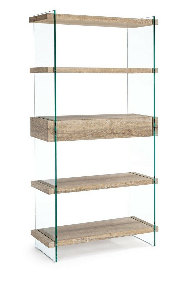 Libreria kenya 2 cassetti e 4 ripiani