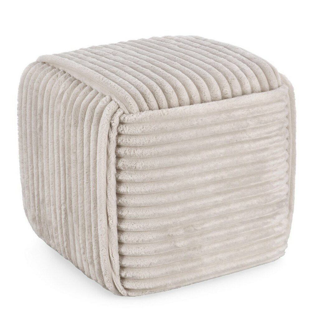 POUF CUBE GRIGIO CHIARO
