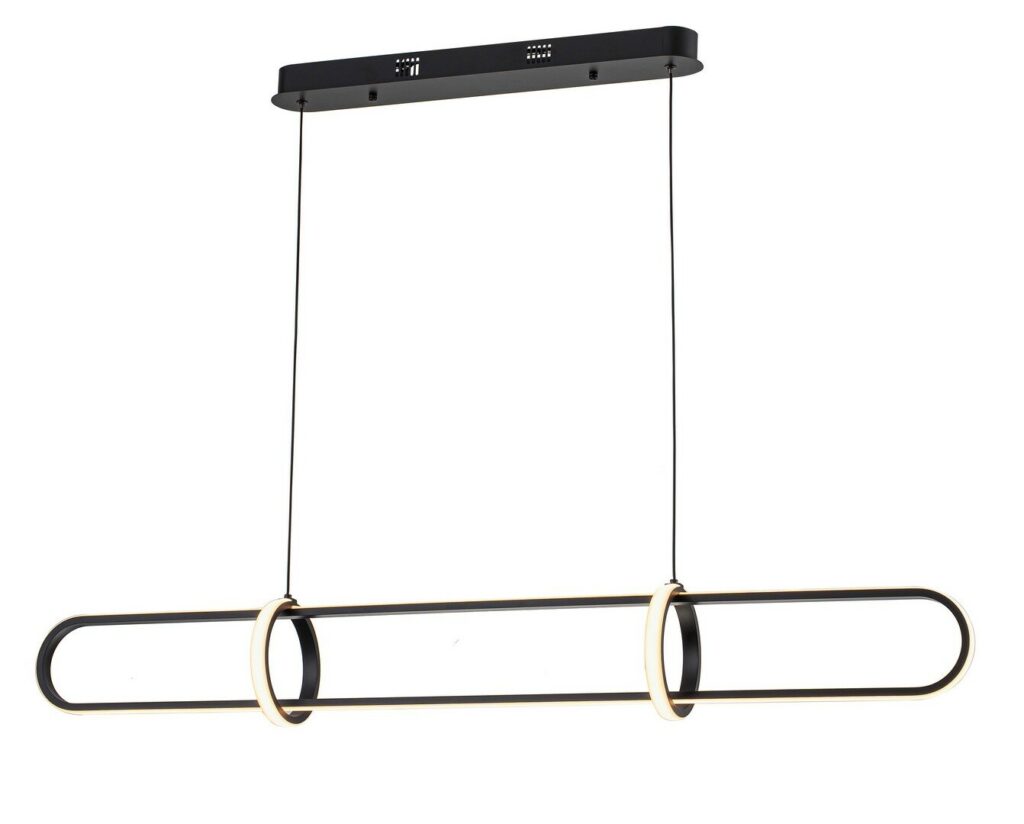 ALKEN BLACK PENDANT LAMP 120X15